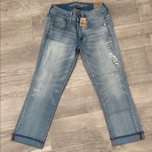 American Eagle Outfitters Light Blue Super Stretch Jeans
